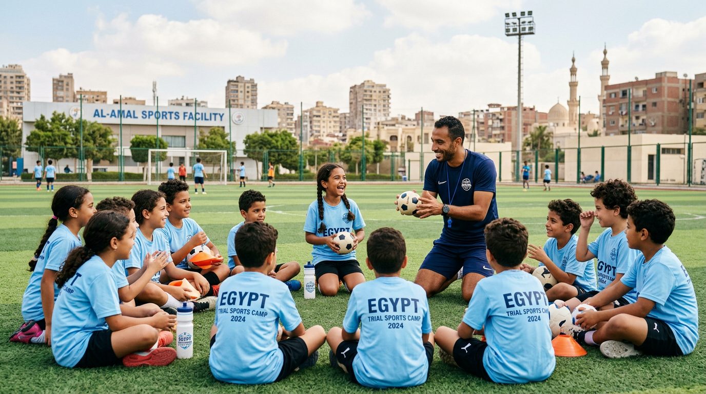 معسكر تدريبي تجريبي للأطفال في أكاديمية فيكتور